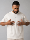 T-shirt Lifestyle Oversize - Blanc Cassé